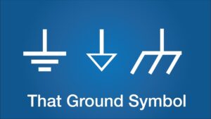 Fig. 1.3.3 Electrical ground symbols